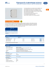 Thumbnail of document Ex product overview expressure ex d cabinet empty enclosure 8280 en gb rstahl 20024